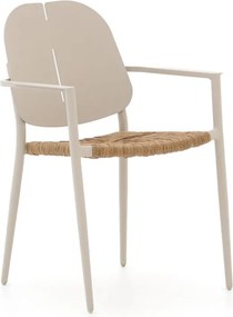 Dining tuinstoel | Manifesto  Talvullia | Aluminium | Taupe | Stapelbaar | Kees Smit Tuinmeubelen