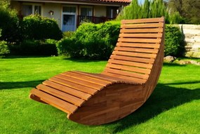 Set van twee Kanpur Garden Point houten ligstoelen
