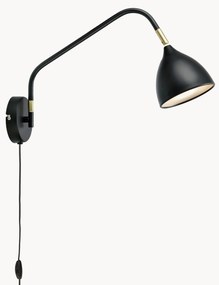 Grote verstelbare wandlamp Valencia met stekker