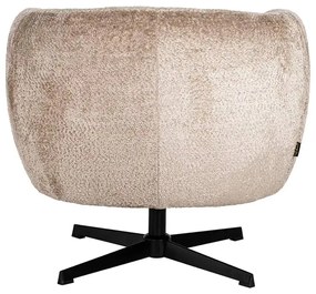 Richmond Interiors Estelle Draai Fauteuil Met Ronde Rug Naturel