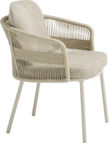4 Seasons Outdoor Corfu tuinstoel Linnen Tuinstoel   beige weerbestendig