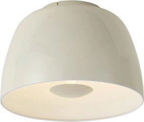 Retro plafondlamp beige met witte binnenkant incl. LED 3-staps dimbaar - Vera