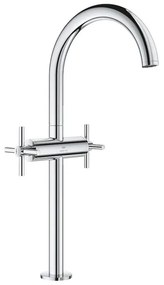 Grohe Atrio XL-size wastafelmengkraan push open chroom 21149000