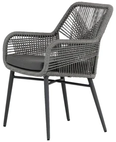 Tuinset 4 personen 180 cm Rope Grijs Lifestyle Garden Furniture Advance/Sophia