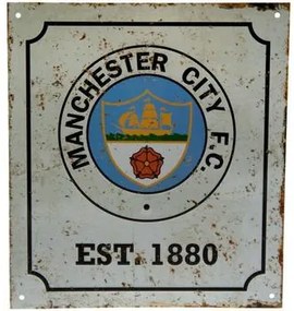 Schilderijen Wit Manchester City Fc  TA1168