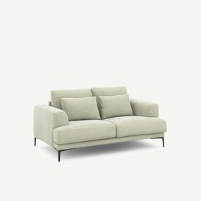 2-zits bank in stonewashed fluweel, Marsile