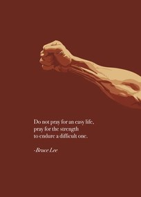 Ilustratie Bruce Lee Quote, Andreas Magnusson