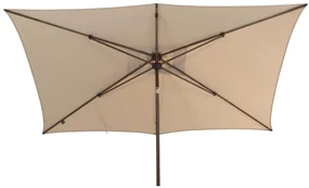 4 Seasons Azzurro stokparasol 200x300 cm beach solefin - Wenge frame