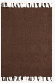 Plaid De Chenille Maidina Intens Mokkabruin & 140 X 200 Cm - Sklum