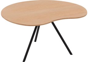 Goossens Salontafel Saya organisch, hout eiken blank, modern design, 61 x 33 x 49 cm
