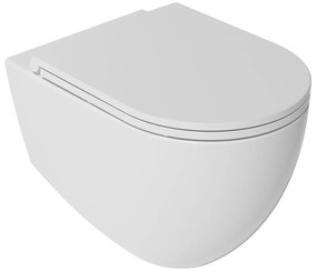 Sapho Infinity toiletpot randloos met softclose zitting wit