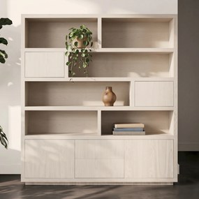 Vakkenkast Taupe Eiken 200 Cm - 200x42x220cm.