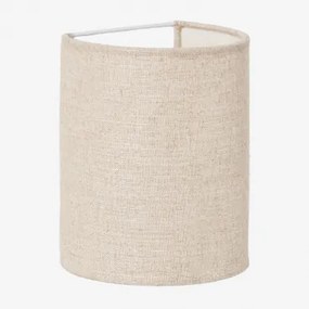 Kiraz Linnen Wandlamp ↔︎ 15 X ↑20 Cm & Linnen Crèmebeige - Sklum