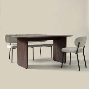 Organische Tafel Walnoot Bruin 180 Cm - 180 X 90cm.