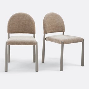 Set van 2 gestoffeerde stoelen, Delly