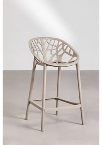 Verpakking Van 2 Ores Polypropyleen Hoge Tuinkrukken Moka Bruin & ↑65 Cm - Sklum