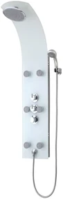 Schutte LANZAROTE Glas-douchepaneel, wit