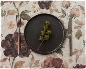 Linnen placemat Vintage Roses