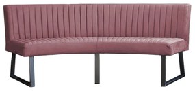 Eetkamerbank - Oval - geschikt voor ovale tafel 200 cm - stof Element roze 10