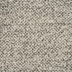 Eleonora Avah Ronde Hocker Taupe Met Eiken Rand