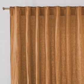 Gewassen linnen gordijn met verborgen lussen Onega