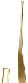 Design vloerlamp goud incl. LED en dimmer - Belinda Design Binnenverlichting Lamp