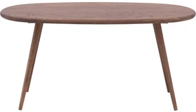 Goossens Eettafel Bjarte, Semi ovaal 220 x 90 cm