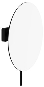 Hotbath Gal vergrotingsspiegel met wandmontage zwart mat