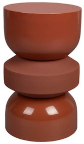 Dutchbone Apollo Terra Two-tone Bijzettafel Van Metaal - 29 X 29cm.