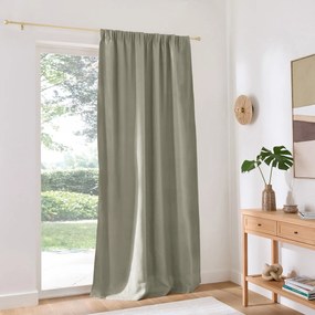 Verduisteringsgordijn in linnen met gerimpelde bies en golf, ELBA