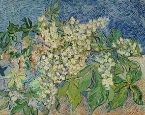 Vincent van Gogh - Kunstdruk Blossoming Chestnut Branches, 1890, (40 x 30 cm)