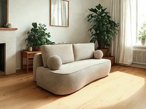 Slaapbank Marysville 100, Aantal zitplaatsen: 4, Aanwezig, Beige, 90x205x100cm, 88 kg, Poten: Kunststof