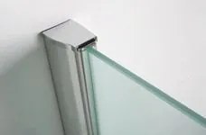 Mueller Augsburg inloopdouche met muurprofiel 160x200 8mm Nano glas