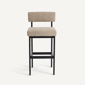 Barstoel in massief beuken en structuurstof, Izag