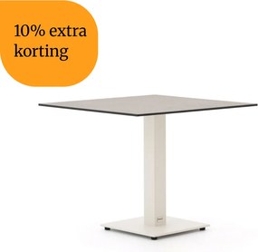 + 10% kassakorting | Tuin eettafel Forza | Vierkant | Tuintafel Kunststof | 80x80cm | 2 personen | Kees Smit Tuinmeubelen