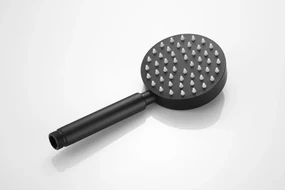 Saniclear Nero glijstangset met Vision handdouche zwart mat