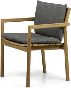 Tuinstoel Teak Old teak greywash Santika Suka