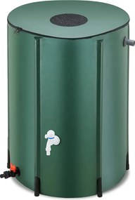 Famiflora opvouwbare regenton - Diameter 80 x H98 cm - 500 liter inhoud