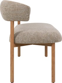 Eetbank Eiken Met Grove Stof 160 Cm