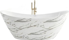 Vrijstaande acrylbadkuip Ferrano Slim Nature 170