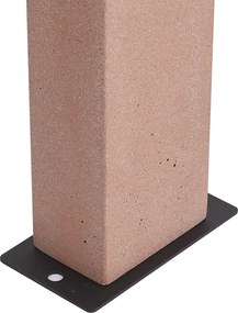 Modern buiten paaltje terracotta 65cm IP44 - Pompei