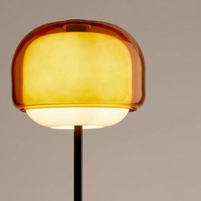 Vloerlamp van gekleurd glas, Kinoko