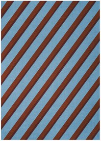 Handgetuft wollen vloerkleed Tekla Diagonal