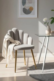 Hand Goud Fluwelen Stoel