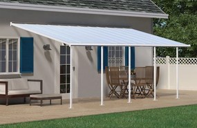 Aluminium terrasoverkapping Sierra Palram - Canopia 3 x 7,3 m wit