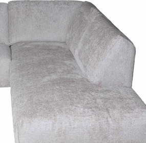 Hoekbank - Höft - rechts - stof Fusion grijs 149