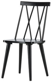 Jörn Eetkamerstoel Lena  - Zwart - Rubberhout - Jörn