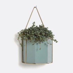 Wand bloempot in metaal B15 x D10 cm, Uyova
