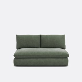 2-zits bankelement voor modulaire sofa, in gestructureerde stof, Malo