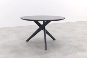 Dublin ronde tuintafel - Antraciet - 120 cm.